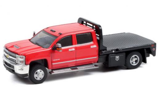 Miniature Chevrolet Silverado 1/64 Greenlight 3500HD Dually rouge 2016 Chevrolet Silverado 1/64 Greenlight 3500HD Dually rouge 2016 miniature