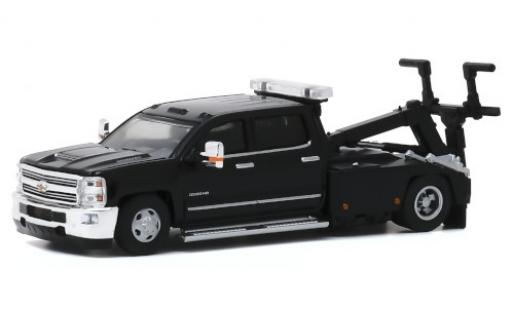 Miniature Chevrolet Silverado 1/64 Greenlight 3500HD Wrecker noire 2018 Chevrolet Silverado 1/64 Greenlight 3500HD Wrecker noire 2018 miniature