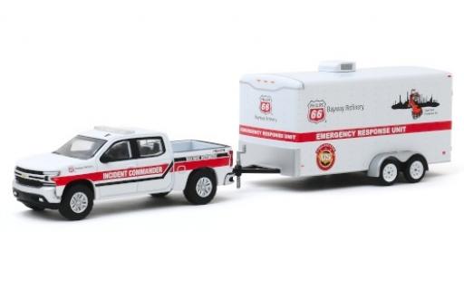 Miniature Chevrolet Silverado 1/64 Greenlight Phillips 66 Emergency Response Unit 2019 avec Zweiachsanhänger Chevrolet Silverado 1/64 Greenlight Phillips 66 Emergency Response Unit 2019 avec Zweiachsanhänger miniature