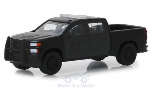 Miniature Chevrolet Silverado 1/64 Greenlight SSV noire 2019 Chevrolet Silverado 1/64 Greenlight SSV noire 2019 miniature