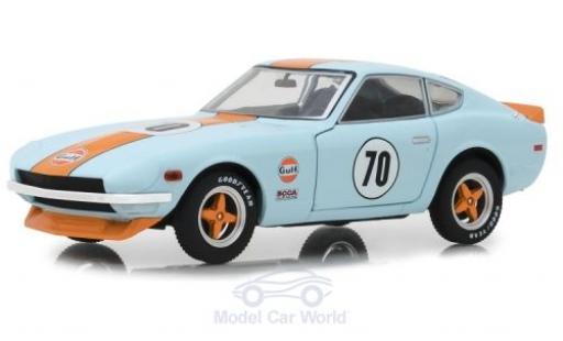 Miniature Datsun 240Z 1/24 Greenlight bleue/orange 1970 Datsun 240Z 1/24 Greenlight bleue/orange 1970 miniature