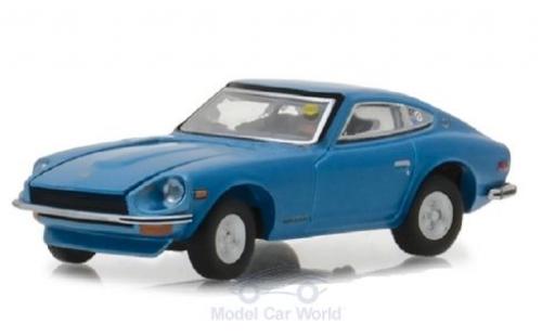Miniature Datsun 240Z 1/64 Greenlight metallise bleue 1970 Datsun 240Z 1/64 Greenlight metallise bleue 1970 miniature