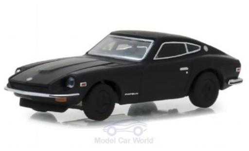 Datsun 240Z 1/64 Greenlight noire 1971 miniature