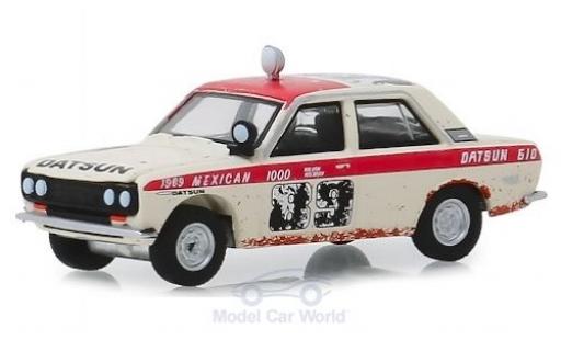 Datsun 510 1/64 Greenlight No.89 BRE Baja 1000 1969 miniature