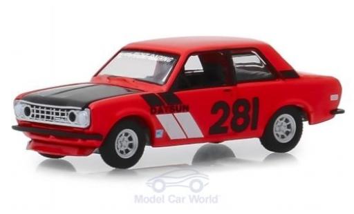 Miniature Datsun 510 1/64 Greenlight rouge 1970 Datsun 510 1/64 Greenlight rouge 1970 miniature