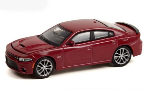 Miniature Dodge Charger 1/64 Greenlight R/T Scat Pack metallise rouge 2017 Dodge Charger 1/64 Greenlight R/T Scat Pack metallise rouge 2017 miniature