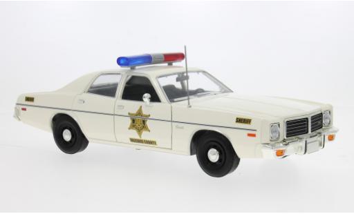 Dodge Coronet Greenlight 1975 Hazzard County Sheriff 1:18 miniature