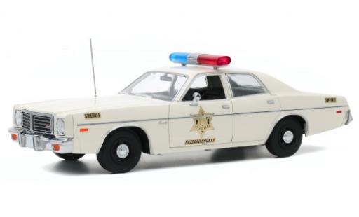 Miniature Dodge Coronet 1/18 Greenlight Hazzard County Sheriff 1975 Dodge Coronet 1/18 Greenlight Hazzard County Sheriff 1975 miniature