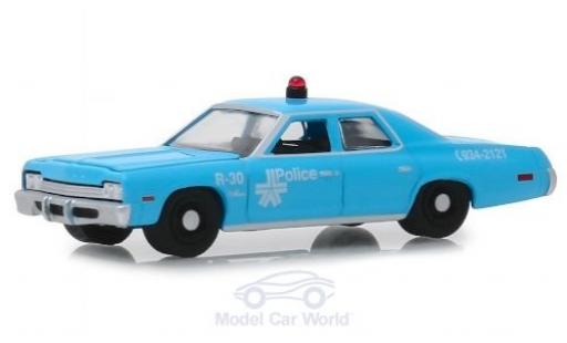 Dodge Monaco 1/64 Greenlight Montreal Police 1974 miniature