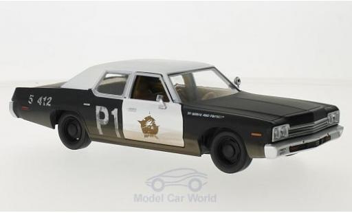 Miniature Dodge Monaco 1974 1/24 Greenlight noire/blanche Blues Brougehers 1974 Bluesmobile Dodge Monaco 1974 1/24 Greenlight noire/blanche Blues Brougehers 1974 Bluesmobile miniature