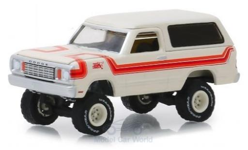 Miniature Dodge RAM 1/64 Greenlight Ramcharger blanche/orange 1978 Dodge RAM 1/64 Greenlight Ramcharger blanche/orange 1978 miniature