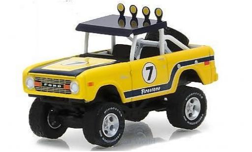 Miniature Ford Bronco 1/64 Greenlight Baja jaune 1972 Ford Bronco 1/64 Greenlight Baja jaune 1972 miniature