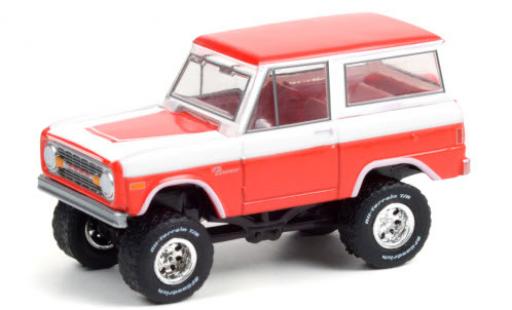 Miniature Ford Bronco 1/64 Greenlight Custom SUV rouge/blanche 2015 Ford Bronco 1/64 Greenlight Custom SUV rouge/blanche 2015 miniature