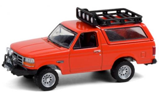 Miniature Ford Bronco 1/64 Greenlight orange 1995 Dach abnehmbar Ford Bronco 1/64 Greenlight orange 1995 Dach abnehmbar miniature
