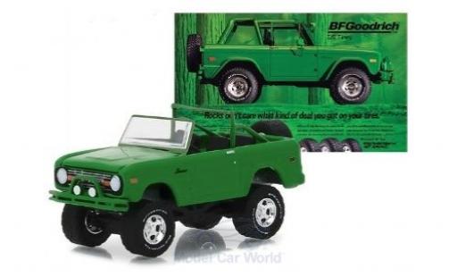 Miniature Ford Bronco 1/64 Greenlight verte 1971 Ford Bronco 1/64 Greenlight verte 1971 miniature