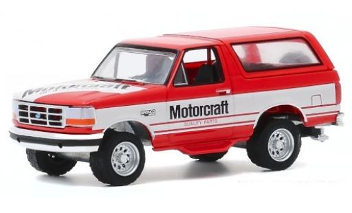 Miniature Ford Bronco 1/64 Greenlight Motorcraft Quality Parts 1994 Ford Bronco 1/64 Greenlight Motorcraft Quality Parts 1994 miniature