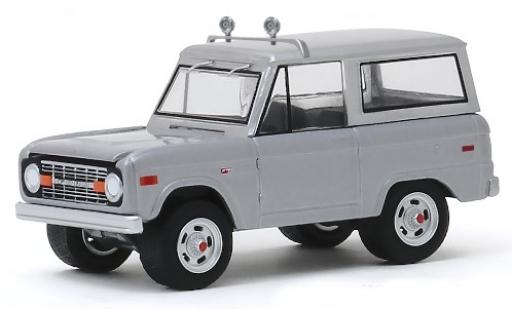 Miniature Ford Bronco 1/64 Greenlight grise Speed 1970 Ford Bronco 1/64 Greenlight grise Speed 1970 miniature