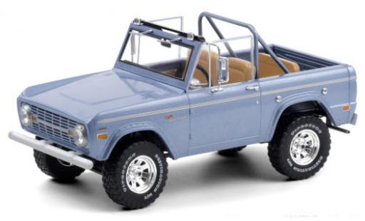 Miniature Ford Bronco 1/18 Greenlight Sport metallise bleue 1969 Ford Bronco 1/18 Greenlight Sport metallise bleue 1969 miniature