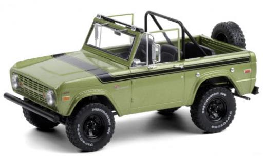 Miniature Ford Bronco 1/18 Greenlight Sport metallise verte/noire 1969 Ford Bronco 1/18 Greenlight Sport metallise verte/noire 1969 miniature