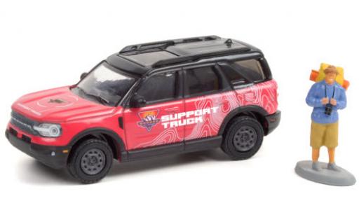 Miniature Ford Bronco 1/64 Greenlight Sport Off-Roadeo Adventure Support Truck 2021 avec figurine Ford Bronco 1/64 Greenlight Sport Off-Roadeo Adventure Support Truck 2021 avec figurine miniature