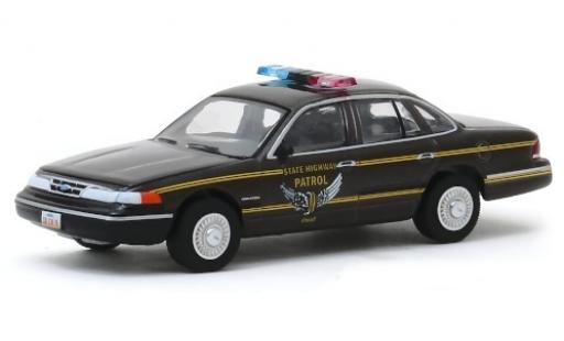 Miniature Ford Crown 1/64 Greenlight Victoria Ohio State Highway Patrol 1995 Ford Crown 1/64 Greenlight Victoria Ohio State Highway Patrol 1995 miniature