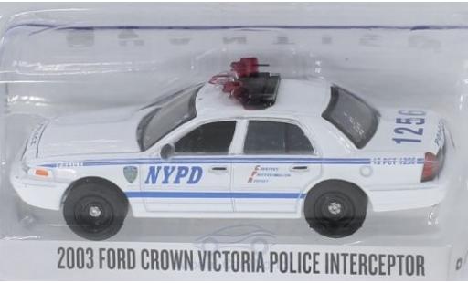 Miniature Ford Crown 1/64 Greenlight Victoria Police Interceptor Quantico 2003 Ford Crown 1/64 Greenlight Victoria Police Interceptor Quantico 2003 miniature