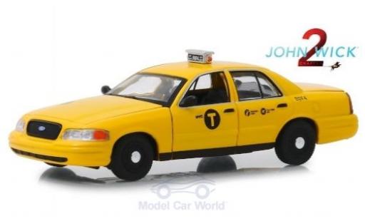 Miniature Ford Crown 1/43 Greenlight Victoria Taxi John Wick 2008 Ford Crown 1/43 Greenlight Victoria Taxi John Wick 2008 miniature