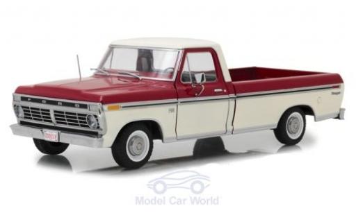 Miniature Ford F-1 1/18 Greenlight 00 rouge/blanche 1973 Ford F-1 1/18 Greenlight 00 rouge/blanche 1973 miniature