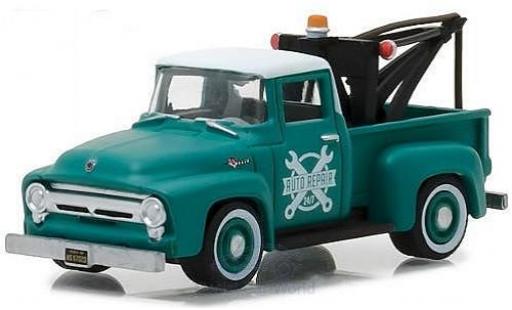 Miniature Ford F-1 1/64 Greenlight 00 verte/blanche 1956 Abschleppwagen Ford F-1 1/64 Greenlight 00 verte/blanche 1956 Abschleppwagen miniature
