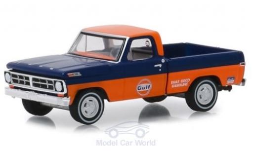Miniature Ford F-1 1/64 Greenlight 00 Gulf 1971 Ford F-1 1/64 Greenlight 00 Gulf 1971 miniature
