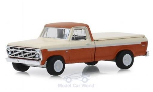 Miniature Ford F-1 1/64 Greenlight 00 metallise marron/blanche 1973 Ford F-1 1/64 Greenlight 00 metallise marron/blanche 1973 miniature
