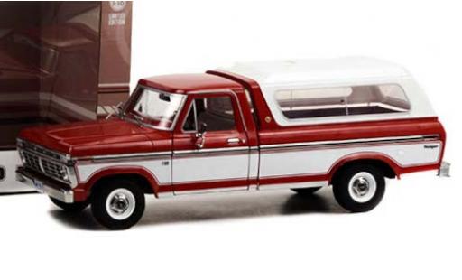 Miniature Ford F-1 1/18 Greenlight 00 Pick Up rouge/blanche 1975 mit abnehmbarem HardTop Ford F-1 1/18 Greenlight 00 Pick Up rouge/blanche 1975 mit abnehmbarem HardTop miniature