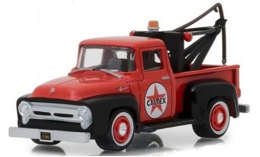 Miniature Ford F-1 1/64 Greenlight 00 rouge Caltex 1956 mit Abschlepphaken Ford F-1 1/64 Greenlight 00 rouge Caltex 1956 mit Abschlepphaken miniature