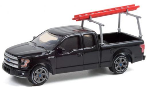 Miniature Ford F-1 1/64 Greenlight 50 Extended Cab noire 2017 avec Leiterrost Ford F-1 1/64 Greenlight 50 Extended Cab noire 2017 avec Leiterrost miniature