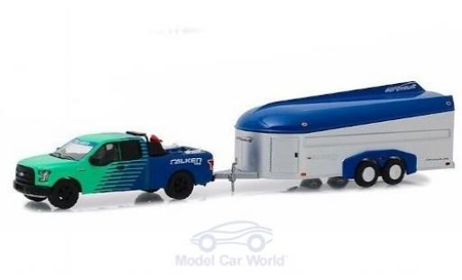 Miniature Ford F-1 1/64 Greenlight 50 Falken Tires 2017 with Aerovault Trailer Ford F-1 1/64 Greenlight 50 Falken Tires 2017 with Aerovault Trailer miniature