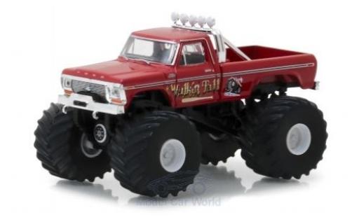 Miniature Ford F-250 1/64 Greenlight Monster Truck rouge Walkin Tall 1979 Ford F-250 1/64 Greenlight Monster Truck rouge Walkin Tall 1979 miniature