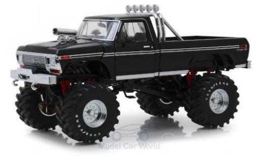 Miniature Ford F-250 1/18 Greenlight Monster Truck noire 1979 mit 48 Zoll-Bereifung Ford F-250 1/18 Greenlight Monster Truck noire 1979 mit 48 Zoll-Bereifung miniature