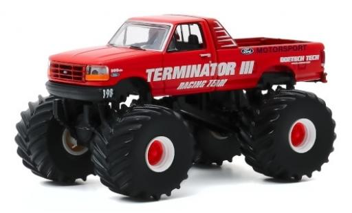 Miniature Ford F-250 1/64 Greenlight Monster Truck Terminator III 1993 Ford F-250 1/64 Greenlight Monster Truck Terminator III 1993 miniature