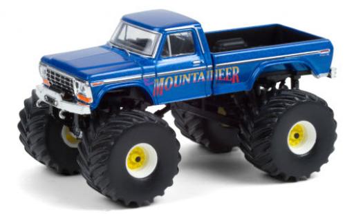 Ford F-250 1/64 Greenlight Monster Truck West Virginia Mountaineer 1979 miniature