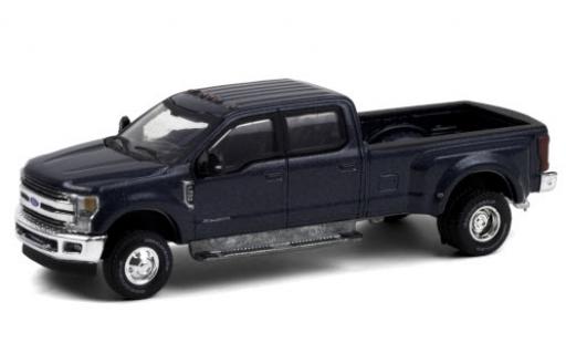 Miniature Ford F-350 1/64 Greenlight Lariat metallise bleue 2019 Ford F-350 1/64 Greenlight Lariat metallise bleue 2019 miniature