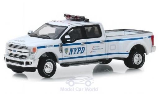 Miniature Ford F-350 1/64 Greenlight Lariat NYPD 2019 Ford F-350 1/64 Greenlight Lariat NYPD 2019 miniature