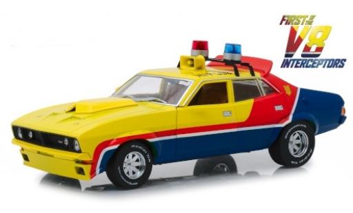Miniature Ford Falcon 1/18 Greenlight XB 4-Door Sedan RHD Mad Max - First of the V8 Interceptors 1974 MFP 508 Ford Falcon 1/18 Greenlight XB 4-Door Sedan RHD Mad Max - First of the V8 Interceptors 1974 MFP 508 miniature