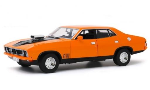 Miniature Ford Falcon 1/18 Greenlight XB GT351 4-Door Sedan orange/noire RHD 1974 Ford Falcon 1/18 Greenlight XB GT351 4-Door Sedan orange/noire RHD 1974 miniature