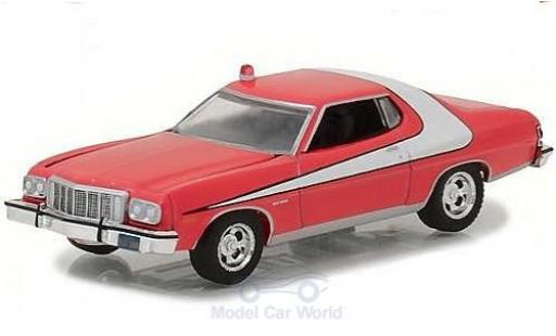 Miniature Ford Gran Torino 1/64 Greenlight rouge/blanche 1976 Ford Gran Torino 1/64 Greenlight rouge/blanche 1976 miniature