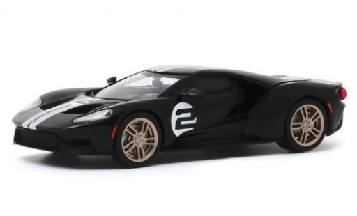 Miniature Ford GT 1/43 Greenlight 66 Heritage Edition noire/grise 2017 No.2 Ford GT 1/43 Greenlight 66 Heritage Edition noire/grise 2017 No.2 miniature