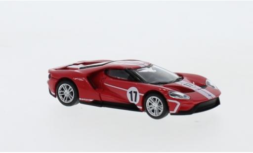 Miniature Ford GT 1/64 Greenlight rouge/blanche No.17 Collectable Diecast 2017 Ford GT 1/64 Greenlight rouge/blanche No.17 Collectable Diecast 2017 miniature