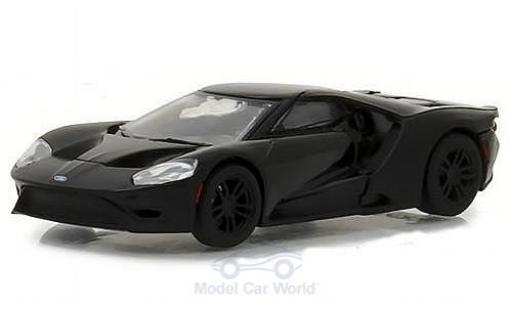 Miniature Ford GT 1/64 Greenlight matt-noire 2017 Ford GT 1/64 Greenlight matt-noire 2017 miniature