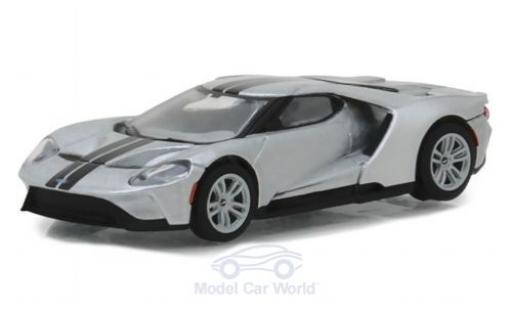 Miniature Ford GT 1/64 Greenlight grise/noire 2017 Ford GT 1/64 Greenlight grise/noire 2017 miniature