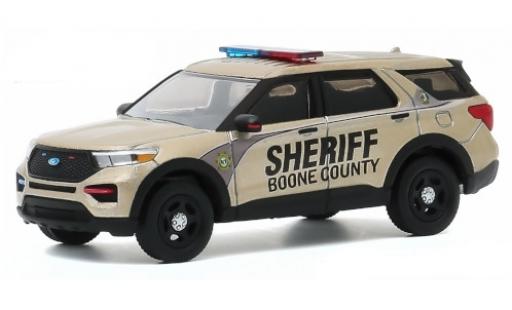 Miniature Ford Interceptor 1/64 Greenlight Utility Boone County Sheriff 2020 200th Anniversaire - Boone County Sheriffs Departement Ford Interceptor 1/64 Greenlight Utility Boone County Sheriff 2020 200th Anniversaire - Boone County Sheriffs Departement miniature
