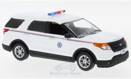 Miniature Ford Interceptor 1/43 Greenlight Utility USPS Postal Police blanche 2014 Ford Interceptor 1/43 Greenlight Utility USPS Postal Police blanche 2014 miniature